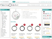 Tablet Screenshot of floatinglocket.com